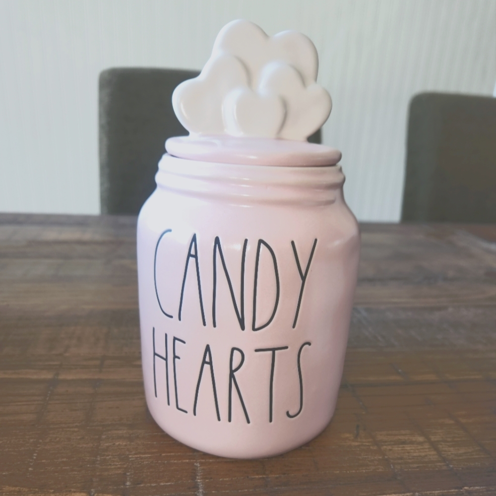 Rae Dunn Candy Hearts baby canister